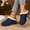 #025-Blue, variant on Women's Fur-Lined Slide Slippers – Comfortable Platform Wedge Heel with Warm Fleece Lining, Oversize Fit for Casual Home Wear in Fall and Winter