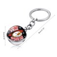 thumbnail image 5 of Llavero De Metal De Muñeco De Nieve De Navidad Bolas De Cristal De Doble Cara Colgante De Llavero Regalo De Navidad Para Niños Hermanas Amigos Vogacara AP007131-11, 5 of 5