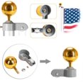 thumbnail image 4 of QXDRAGON 25FT Sectional Flag Pole Kit, Heavy Duty Aluminum Outdoor In-Ground Flagpole, Gold Ball Top, With 2Pcs 3x5 USA Flag for Residential Commercial Outdoor Garden, 4 of 11