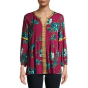 The Pioneer Woman 3/4 Sleeve Blouson Top