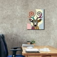 thumbnail image 3 of Epic Graffiti 'Spectrum Deer' by Lanre Adefioyue, Canvas Wall Art, 20"x24", 3 of 8