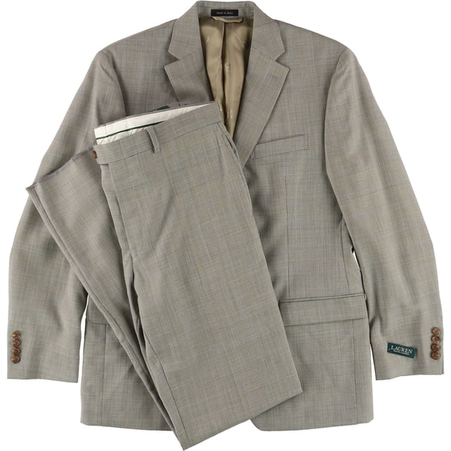 Traje Formal de dos botones Ralph Lauren bronceado 40/sin terminar dos botones