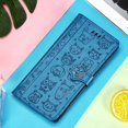 thumbnail image 2 of case for Google Pixel 6 Pro Cartoon Girl Wallet Case,Cat Dog Style Flip Phone Cover with ID Card Holder & Kickstand PU Leather Magnetic Clasp Cases for Google Pixel 6 Pro MG Blue, 2 of 7