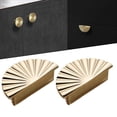 thumbnail image 1 of Poignée Semi-Circulaire Dorée pour Armoire, Tiroir de Garde-Robe, Porte-Chaussures, 1 of 9