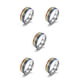 thumbnail image 3 of Guardurnaity Anillo de arcoíris de acero Unisex boda lesbiana anillos multicolores homosexuales bisexuales joyería de mano novios cumpleaños Größe 8 5Conjunto, 3 of 6
