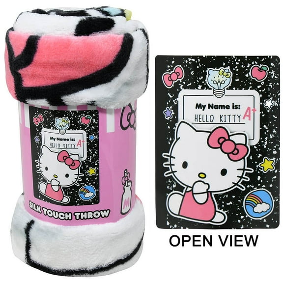 Hello Kitty Notebook 46x60" Silk Touch Throw Blanket