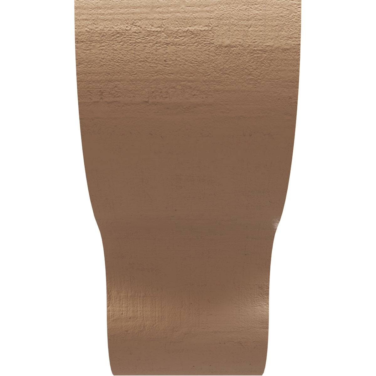 5"W x 15"D x 10"H Classic Greensboro Rough Cedar Woodgrain TimberThane Corbel, Primed Tan