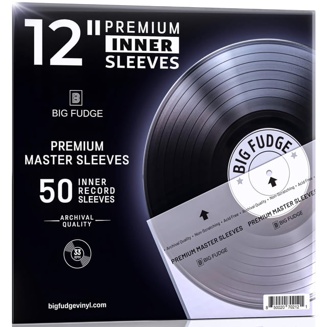Fundas De Vinilo Premium (Paquete De 50 De 12 Pulgadas)