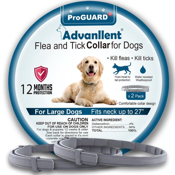 Collar Antipulgas y Garrapatas Advanllent para Perros Grandes 27" 12 Meses