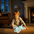 thumbnail image 4 of 14" Light up Husky LED Stuffed Animal with Colorful Night Light Glow Soft Plush Toy Gifts for Kids on Christmas Birthday, Husky(White,14"), 4 of 6