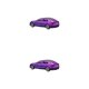 thumbnail image 2 of Vogacara Pull Back Tesla Modelo Tamaño Coche Colección de Juguetes Juguetes Vehículos Juguetes Modelo de Coche Regalo Tesla Modelo Coche púrpura 2Conjunto, 2 of 6