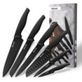 thumbnail image 3 of Hecef 6 Piece Knife Set, Black Oxide Razor Sharp Chef Santoku Cooking Knife, 3 of 10