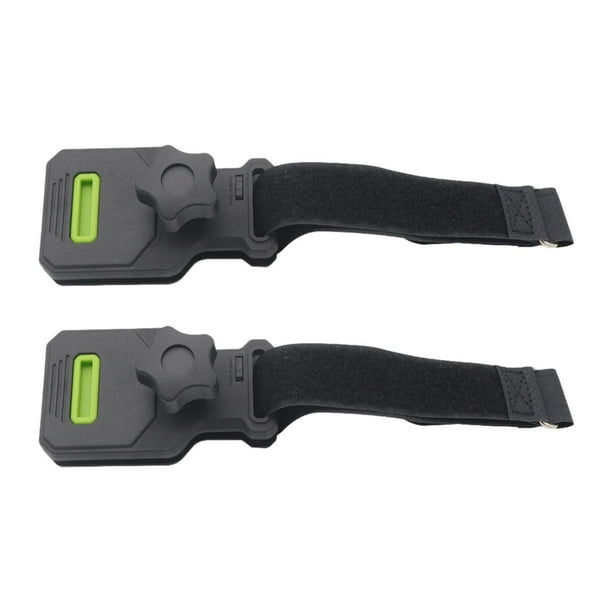 2 Abrazaderas Suaves para Toldo de RV de 2 Pulgadas de Ancho, Pinzas de Montaje para Lona de Camping Al Aire Libre, Color Negro.
