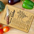 thumbnail image 3 of PYYNA-Gifts for Sister, Ricepe Bamboo Cutting Board, Charcuterie Board for Kitchen Decor, Birthday Christmas Gift For Sister, Sister in Law -11, 3 of 3