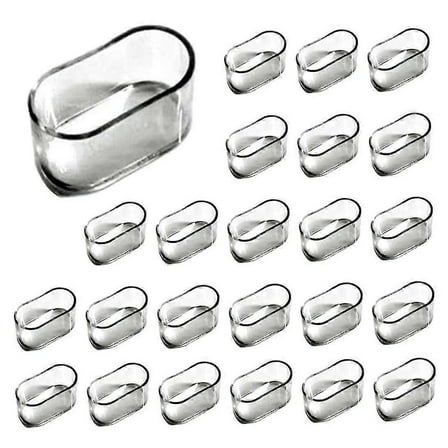 30 Pcs Chair Leg Caps,oval Silicone Furniture Feet Pads Table Cover Floor Scratches Protectors