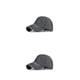 thumbnail image 4 of Gorra de béisbol Sonducket para mujer con cola de caballo y hebilla ajustable Lavar Negro 2piezas, 4 of 6
