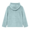 thumbnail image 4 of fatyb Sherpa Pullover Womens Fuzzy Fleece Hoodies Casual Long Sleeve Double Fleece Hooded Sweatshirt, 4 of 7