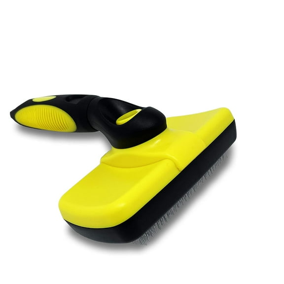 For Shedding Short Hair and Long Hair, Self Cleaning Dog and Cat Brush