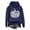 Blue, variant on Cardigan Sweaters for Women Halloween Pumpkin Ghost Tree Trick Or Treat Graphic Long Sleeve Hooded Pullover Sweatshirt Casual Spooky Fall Festival Daily Top