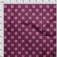thumbnail image 3 of oneOone Cotton Cambric Fabric Square Kasuri Printed Fabric 1 Yard 56 Inch Wide, 3 of 4