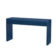 thumbnail image 3 of 52" Rustic Entryway Table, Narrow Long Console Table with 3 Fluted Drawers and Adjustable Feet, Wood Behind Couch Sofa Desk for Hallway, Living room, 3 of 9