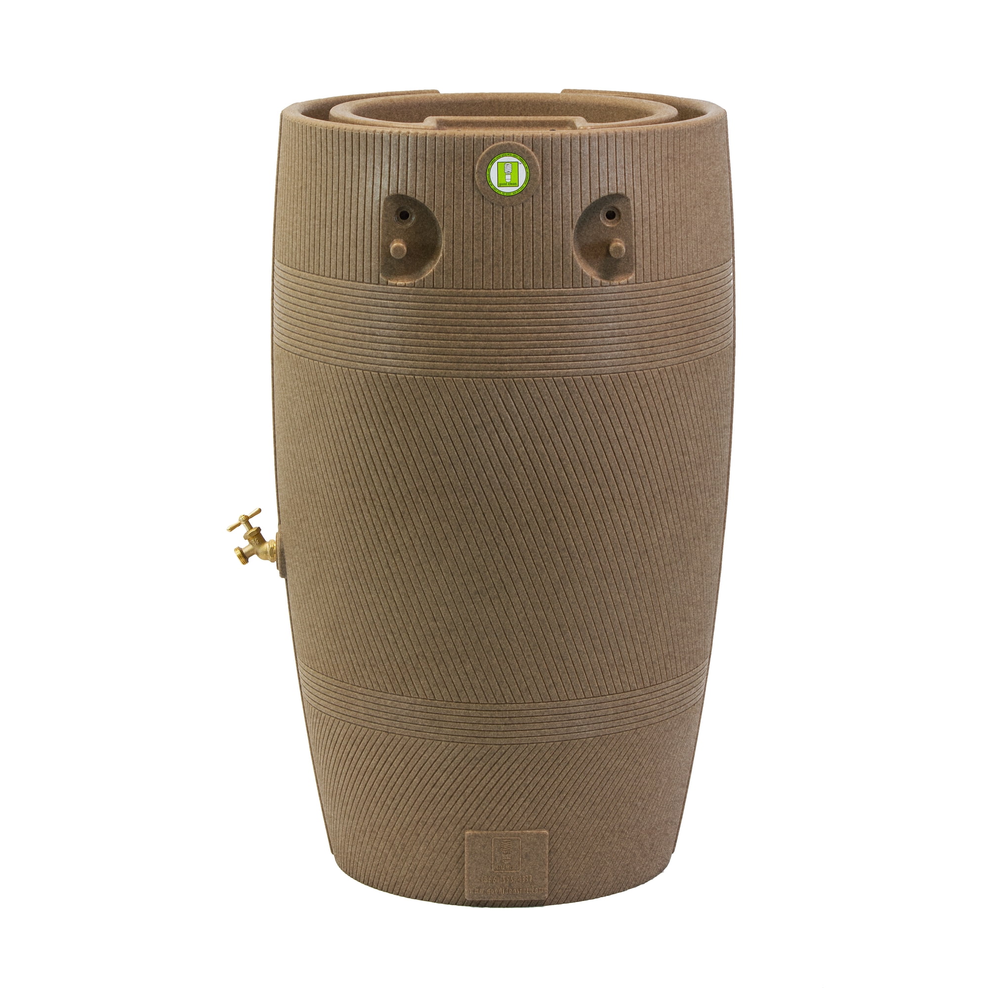 Good Ideas Impressions Havana 50 Gallon Rain Saver - Khaki Granite