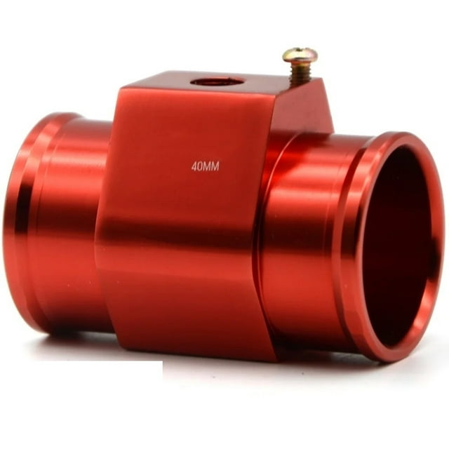 2pcs , Racing Red Water Coolant Temperature Sensor Water Temp Gauge Adapter 1.25" 28MM 30MM 32MM 34MM 36MM 38MM 40MM