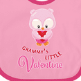 thumbnail image 4 of Inktastic Grammy's Little Valentine Boys or Girls Baby Bib, 4 of 4