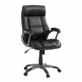 thumbnail image 3 of Sauder Gruga Leather Manager Chair in Black, 3 of 12