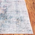 thumbnail image 6 of SAFAVIEH Santa Monica Alice Abstract Polyester Area Rug, Dark Green/Beige, 5' x 8', 6 of 13