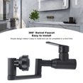 thumbnail image 4 of Grifos De Cocina, Grifo Giratorio De 360 ​​De Acero Inoxidable Negro Para Cocina, 4 of 7