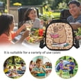 thumbnail image 4 of Yuyamidu Capybara Lunch Box for Boys with Adjustable Strap Portable Leakproof Kids Lunch Box Multifunctional Large Thermal Cooler Bag for School Camping Picnic, 4 of 6