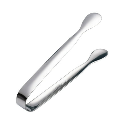 

Stainless steel bartender ice cubes dessert sugar tongs- color