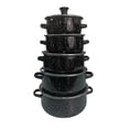 thumbnail image 1 of Juego de ollas con tapa de Peltre 10 pz Shorbull Negra Peltre, 1 of 7