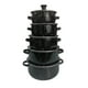 thumbnail image 1 of Juego de ollas con tapa de Peltre 10 pz Shorbull Negra Peltre, 1 of 7
