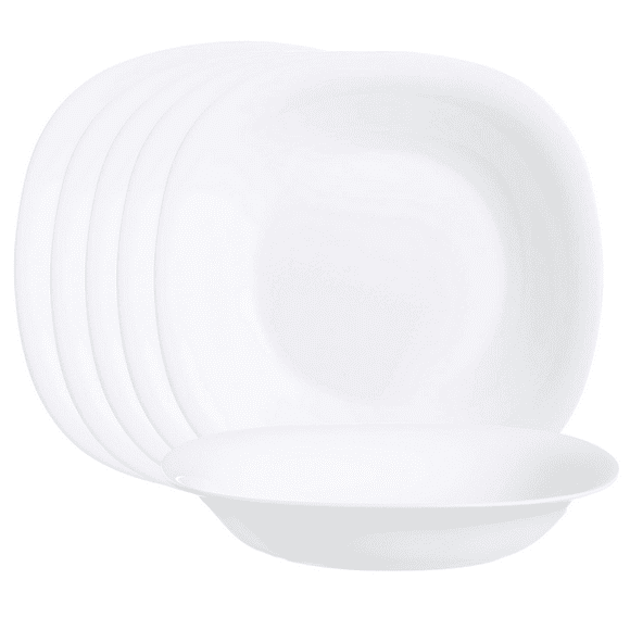 Juego De 6 Platos Hondo De Opal Luminarc Carine