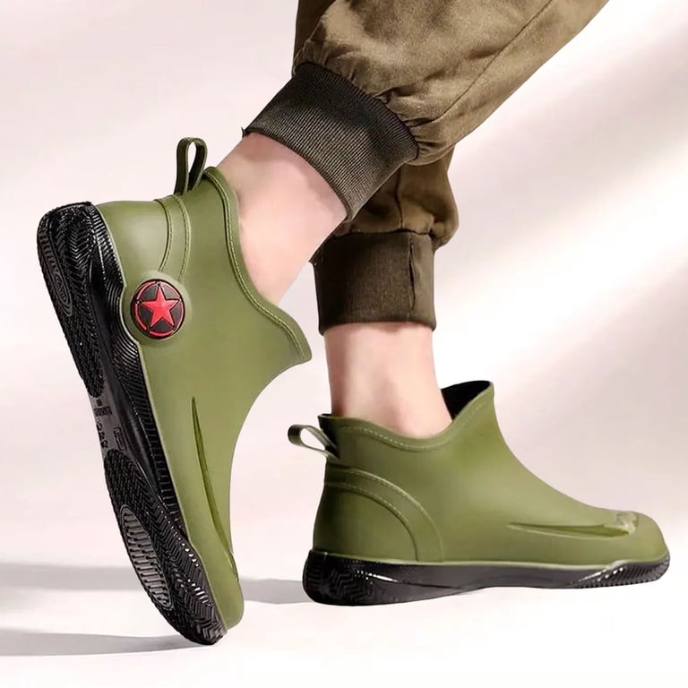 Waterproof Light Rubber Ankle Rain Boots Men\'s Non-Slip Slip-On s-l400.jpg main image 2