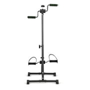 AurumEdge Elderly Exercise Bike, Pedal Exerciser Bike, Hand Arm Leg Knee Peddler, Adjustable Fitness Equipment for Seniors, Elderly Home Pedal Exercise Bike for Total Body Clearance Exercise bike