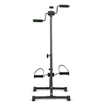 AurumEdge Elderly Exercise Bike, Pedal Exerciser Bike, Hand Arm Leg Knee Peddler, Adjustable Fitness Equipment for Seniors, Elderly Home Pedal Exercise Bike for Total Body Clearance Exercise bike