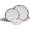 White, variant on Melamine Dinnerware Set - 12- Dishes Set,Shatterproof Plates and Bowls Sets, Lightweight,Unbreakable,Dishwasher Safe,Blue