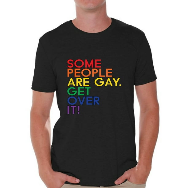 Halvkreds blad Skeptisk Awkward Styles Some People are Gay Get Over It T Shirt Gay Pride Flag  Tshirt for Him Gay Mens Shirt Gay Flag T Shirt Gay T Shirt Mens Tshirt for  Gay Boyfriend