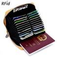 thumbnail image 2 of One Expanding Card Holder Men's Passport Holder Card Wallet Leather Multifunctional Women's Anti-Theft Rfid Card Sleeve, 2 of 12