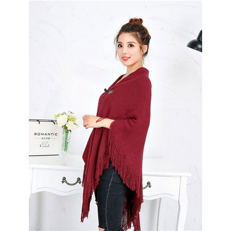 Cardigan poncho deals