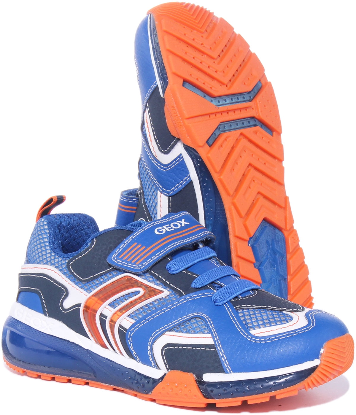Light In J Synthetic Up Trainers Mesh On Bayonyc 1 Blue Slip Geox Kid\'s Size