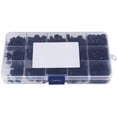 thumbnail image 3 of Kit surtido de tornillos y tuercas hexagonales de cabeza plana de acero de aleación M3 M4 M5 de 440 piezas para sujetadores de máquinas, 3 of 8