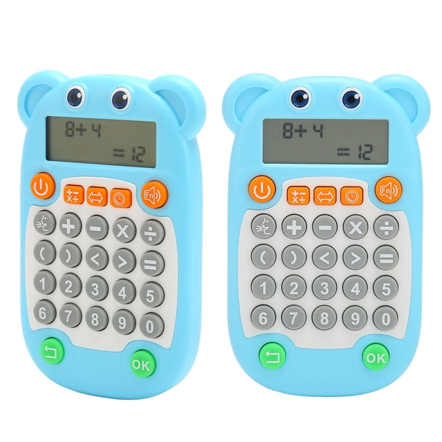 Math Arithmetic Trainer, Oral Arithmetic Trainer 27 Keys for Learning Pink,Blue