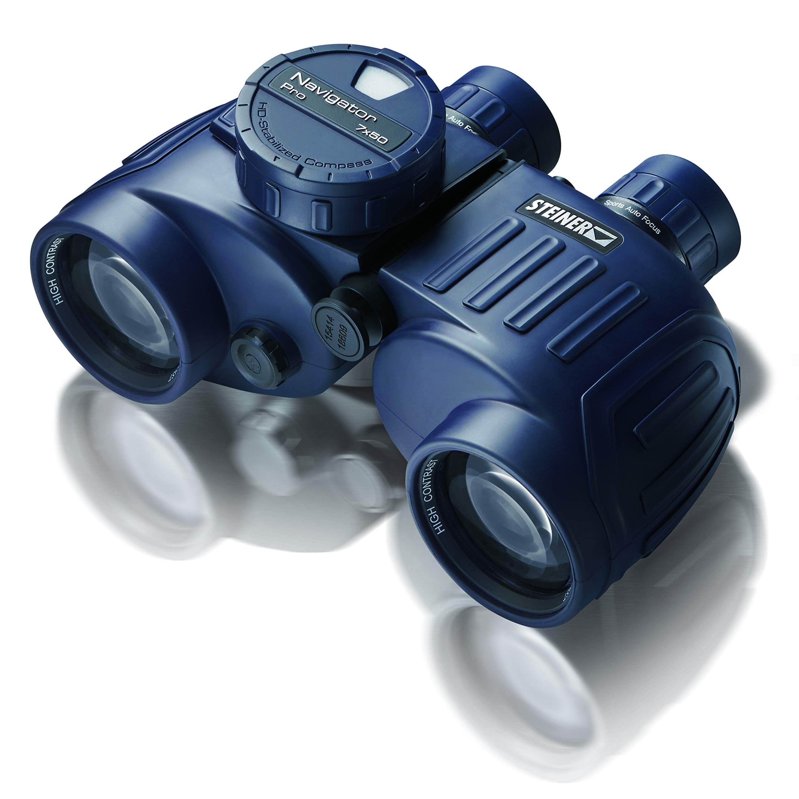 Steiner Optics 7x50 Navigator Pro C Binocular, Floating Prism System, Auto Focus, Blue