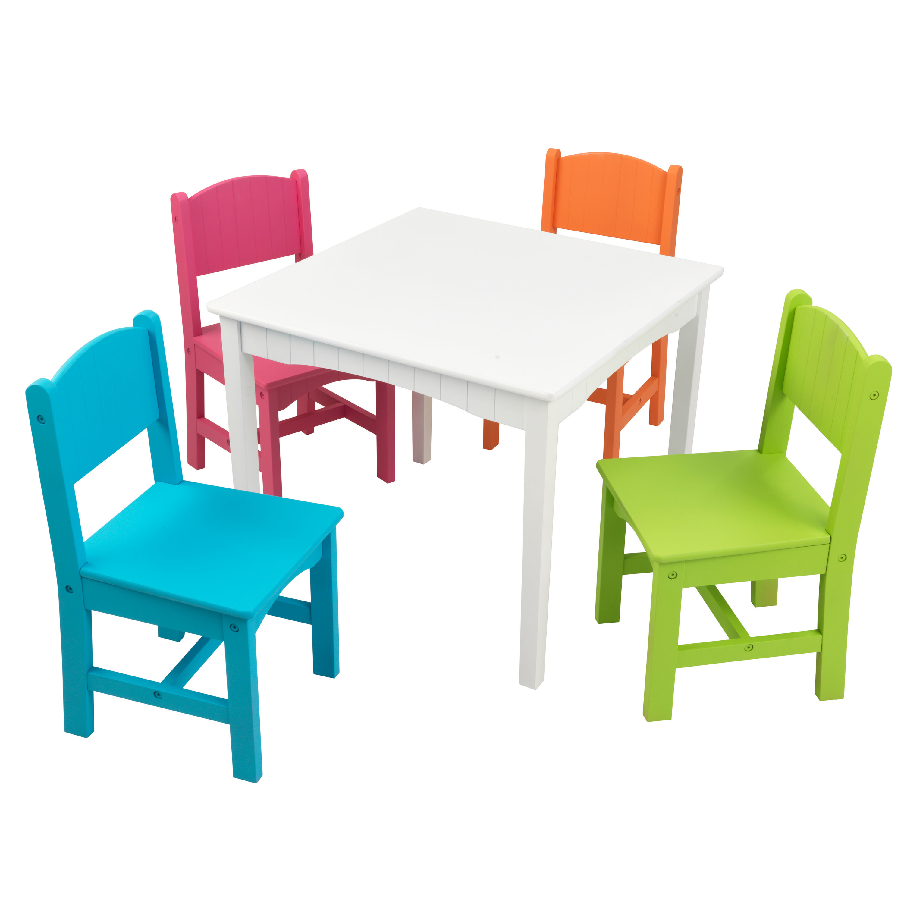 KidKraft Nantucket Table & 4 Chair Set, Bright - image 4 of 6