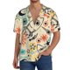 thumbnail image 1 of Fotbe Rockets Camisa Estampada de Manga Corta para Hombre, Casual de Verano, Estilo Playero, Sin Arrugas-Medium, 1 of 5