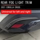 thumbnail image 1 of Car Rear Bumper Splitter Spoiler Covers Trim Fog Lights Eyebrow Wind Knife Sticker for 2021 2022 A, 1 of 2